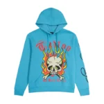 FLAME SKULL HOODIE