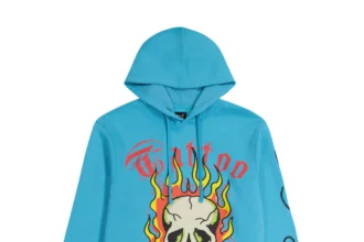 FLAME SKULL HOODIE