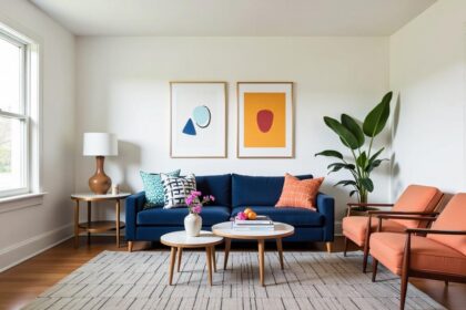 Decorate Living Room with Bold Furniture Pieces