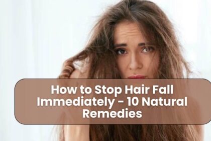 Stop Hair Fall Immediately