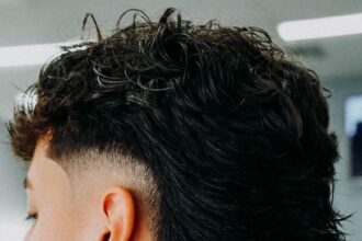 Low Taper Fade Mullet