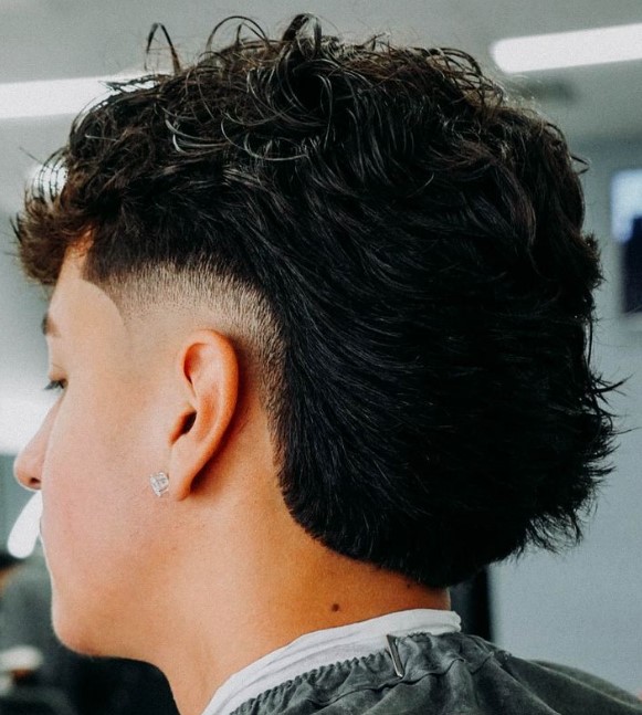 Low Taper Fade Mullet